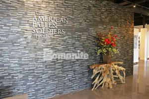 American Fallen Soldiers Gallery Gives Back to the Community with Texas Bomanite Concrete Dye Patene Teres Polished Concrete Floors