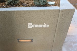 The Coloradan Outdoor Spaces Incorporate Bomanite Micro-Top ST a sand finish that is durable weather resistant and installed by Colorado Hardscapes