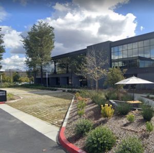 Bomanite Grasscrete Partially Concealed Pervious Concrete System is Installed by TB Penick as an Emergency Vehicle Access for Office Complex in Irvine California