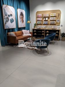 Nickel and Suede installed a Bomanite Custom Polished Concrete Modena SL Flooring System in their new retail flagship store located in liberty, Mo with the help of Bomanite Licensee Musselman and Hall.