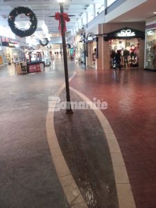 Architectural Concrete and Design installs Bomanite Toppings System to renovate Valley Fair Mall’s interior concourse, replacing outdated tile with a stunning stamped overlay.