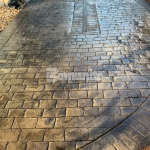 Jeffco Concrete installed strikingly beautiful Bomanite Imprint Systems sidewalks at Blue Cross Blue Shield in Birmingham, AL.