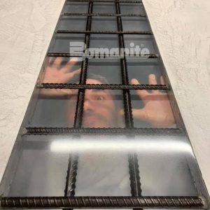 Stephens and Smith installed Bomanite Micro-Top to create a conference table that provides the illusion of a heavily reinforced slab with a unique mottled finish.