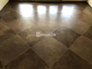 Heritage Bomanite installed Bomanite Micro-Top decorative concrete flooring at a private residence in Coarsegold, CA.