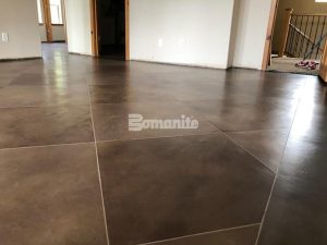 Heritage Bomanite installed Bomanite Micro-Top decorative concrete flooring at a private residence in Coarsegold, CA.