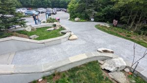 Carolina Bomanite installed Bomanite Imprint Systems outside of the Wilson Center for Nature Discovery at Grandfather Mountain in Linville, North Carolina.