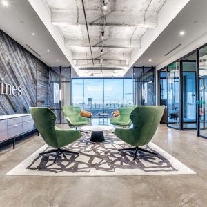 Bomanite Custom Polishing Systems were utilized in the Hines office space at The Stack Deep Ellum and were perfect to provide a custom polished flooring surface with durability and beauty.