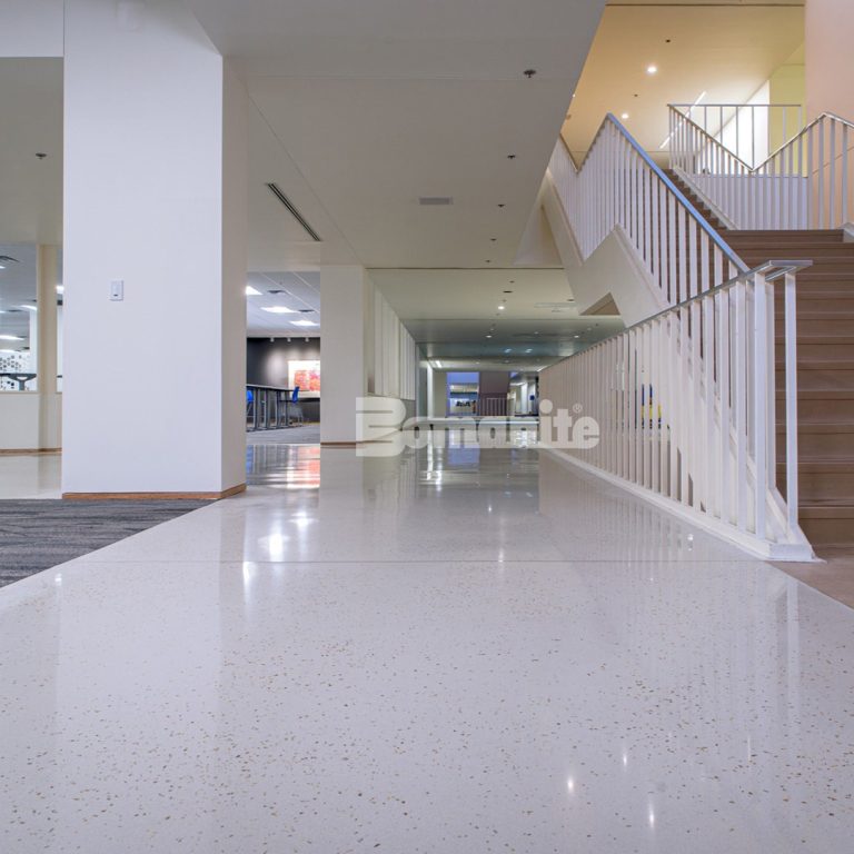 Musselman &Hall Contractors installed Bomanite Modena SL at Hallmark Corporate Offices in Kansas City, MO.