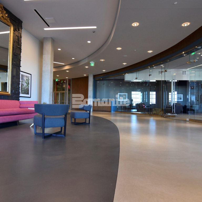 Colorado Hardscapes installed Bomanite Micro-Top flooring at Belleview Block B.