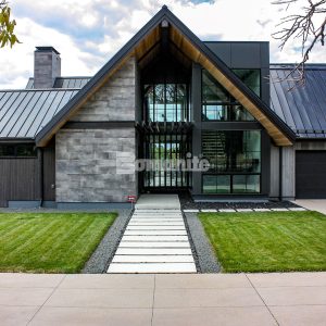 Colorado Hardscapes installed Bomanite Sandscape Texture at a Cherry Hills private residence.
