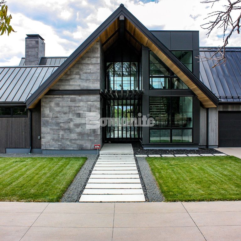 Colorado Hardscapes installed Bomanite Sandscape Texture at a Cherry Hills private residence.