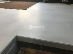 Bomanite Modena TGE decorative concrete at Washington Guest House installed by Connecticut Bomanite Systems.