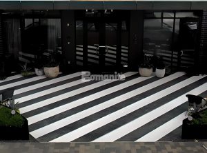 Bomanite Houston installed a Bomanite Micro-Top patio at Credence Restaurant in Houston, TX.