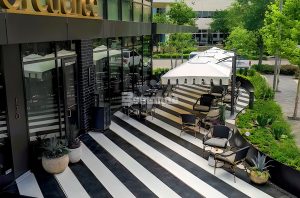 Bomanite Houston installed a Bomanite Micro-Top patio at Credence Restaurant in Houston, TX.