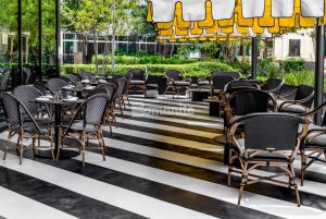 Bomanite Houston installed a Bomanite Micro-Top patio at Credence Restaurant in Houston, TX.