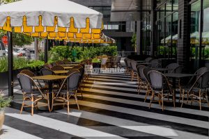 Bomanite Houston installed a Bomanite Micro-Top patio at Credence Restaurant in Houston, TX.