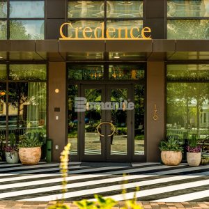 Bomanite Houston installed a Bomanite Micro-Top patio at Credence Restaurant in Houston, TX.