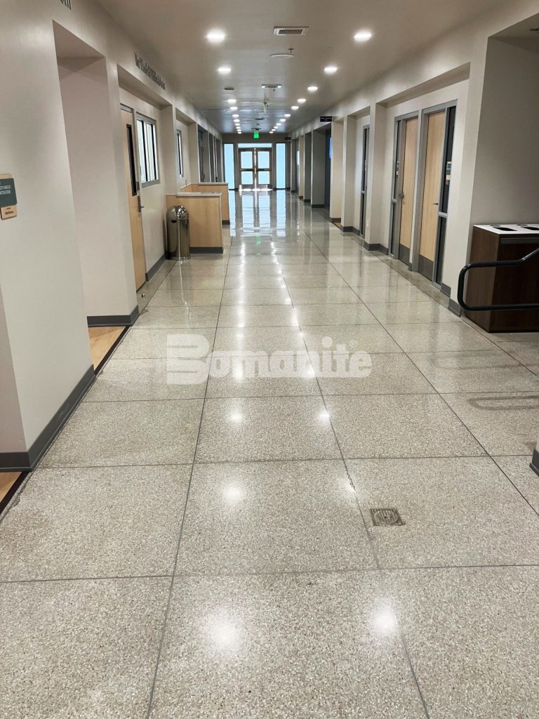 Heritage Bomanite installed Bomanite Modena flooring at Marjaree Mason Center in Fresno, CA.