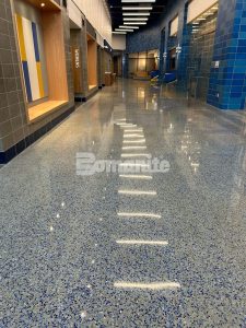 Musselman & Hall installed Bomanite Renaissance at Grain Valley High School in Grain Valley, MO.